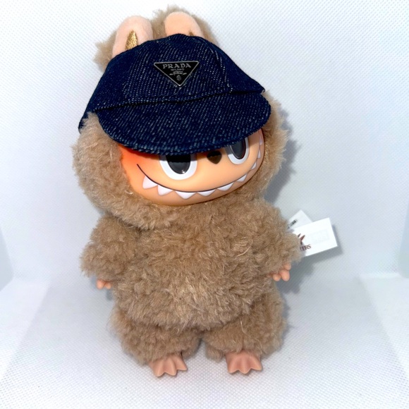 none Accessories - Labubu Fashion Hat -Denim -DOLL NOT INCLUDED
